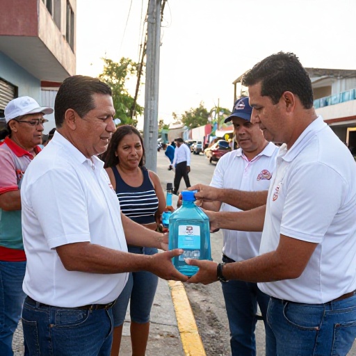 Prefectura del Guayas lleva 120 kits de agua segura a Pedro Carbo