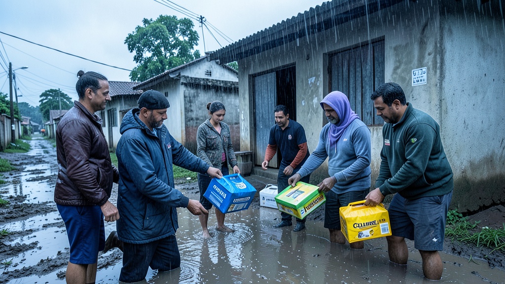 Perinao recibe kits de primera respuesta para 50 familias afectadas por las lluvias