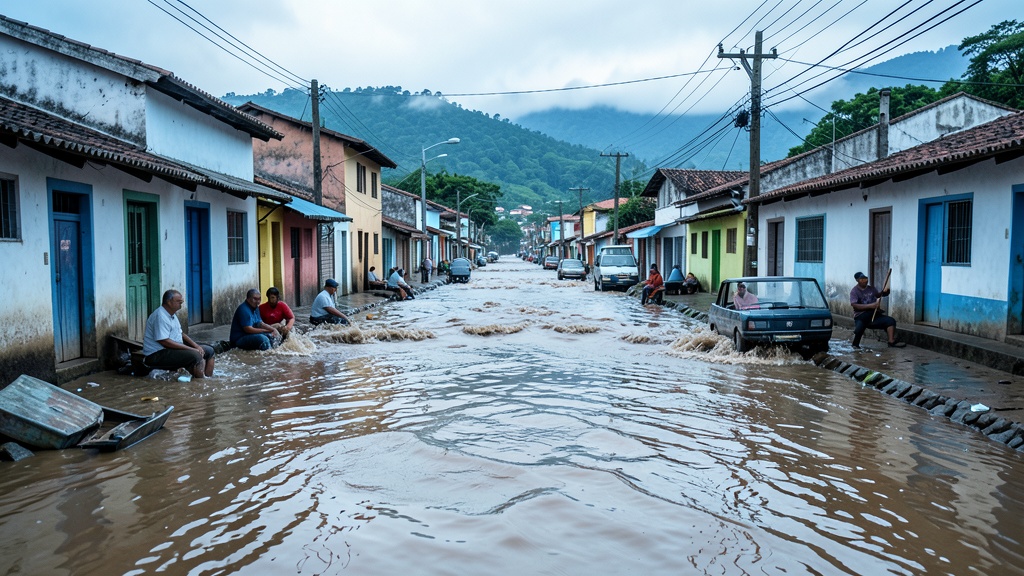 Lluvias desbordan el San Jacinto y aíslan a El Paraíso y Santanderiana en Febres Cordero