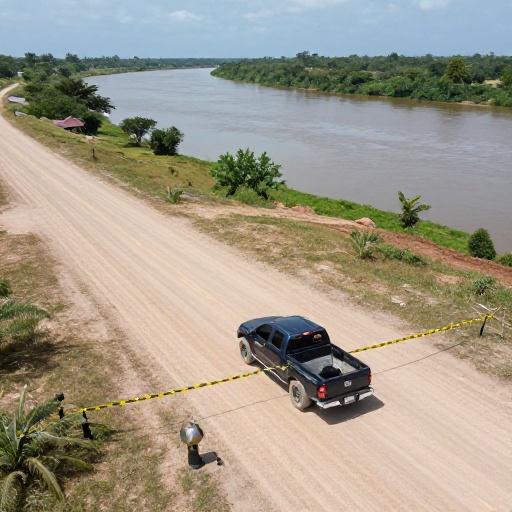 Localizan camioneta vinculada al asesino de Mónica Martinich en Colimes