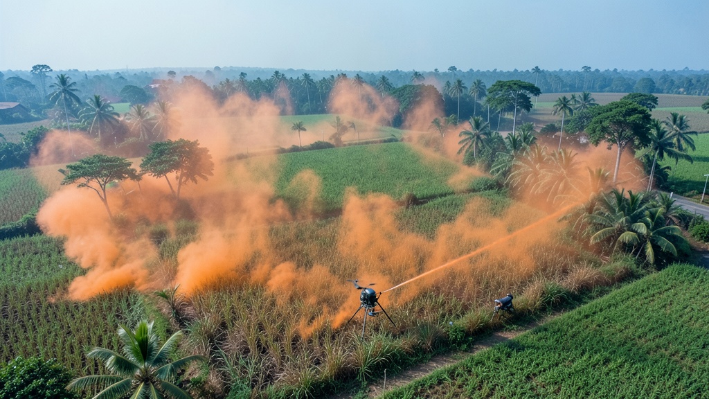 Prefectura del Guayas intensifica fumigación en Colimes ante amenaza del Fenómeno El Niño