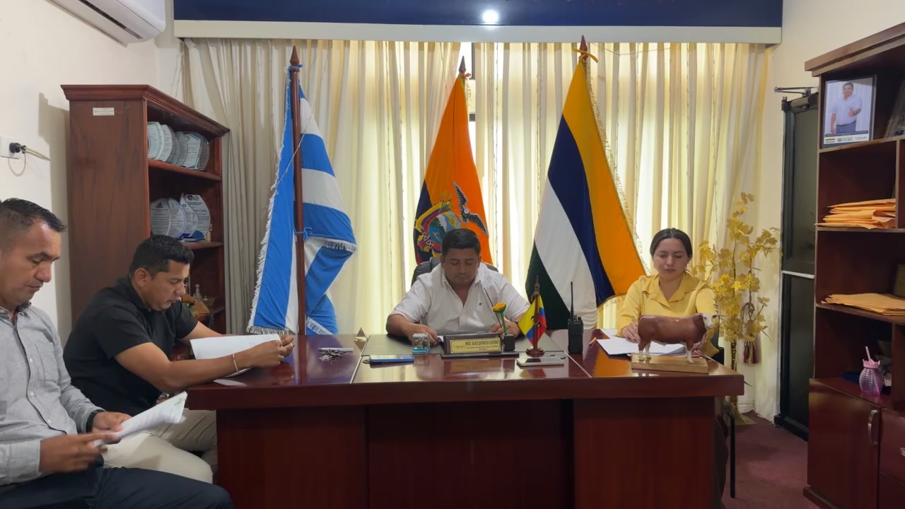 Concejo Municipal de Colimes aprueba ordenanzas clave en sesión ordinaria del 3 de septiembre