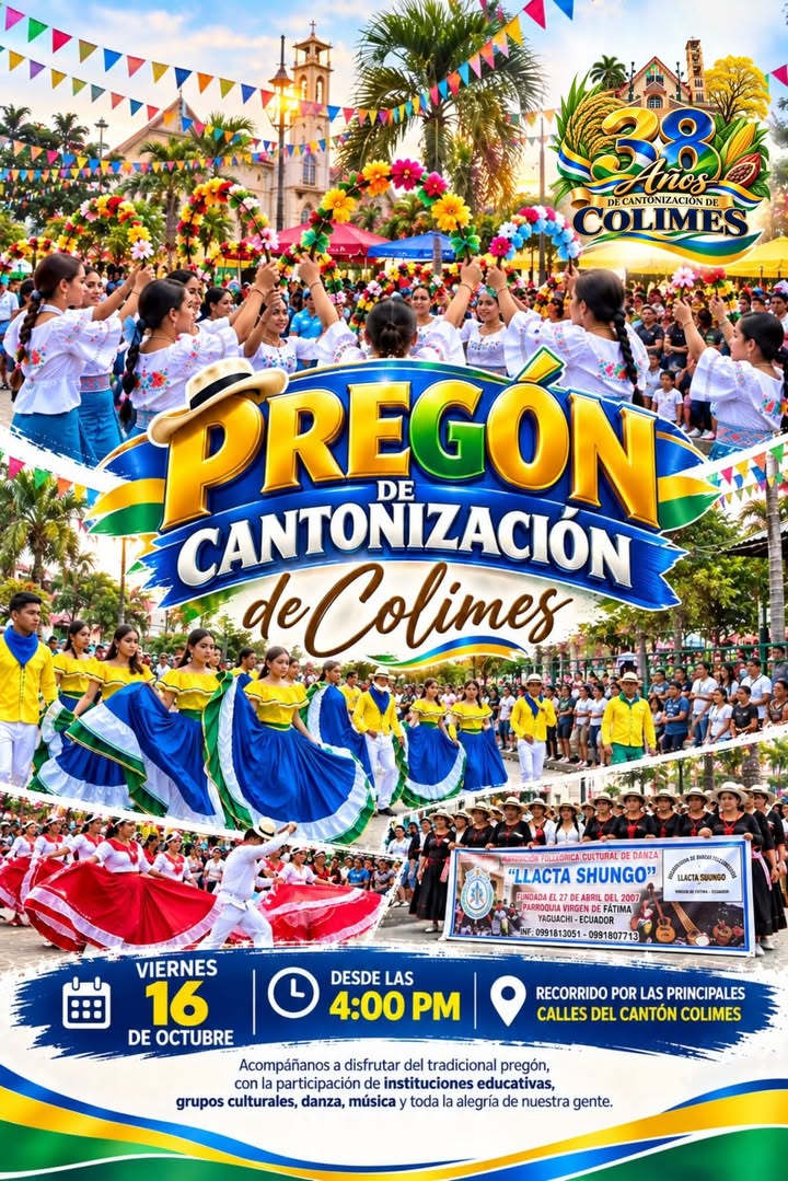 Colimes celebra sus 38 años con Pregón Estudiantil este viernes