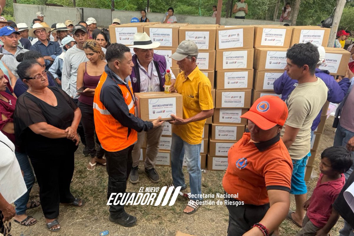160 familias en Colimes recibieron kits de ayuda por las lluvias