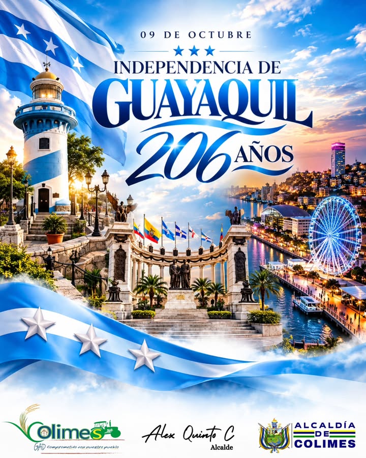 La Alcaldía de Colimes celebra el 206 aniversario de Guayaquil